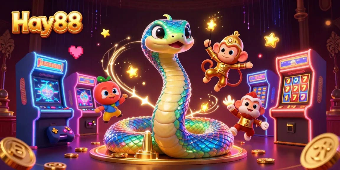 Engage with Hay88's exciting casino games featuring vibrant characters and dynamic visuals.