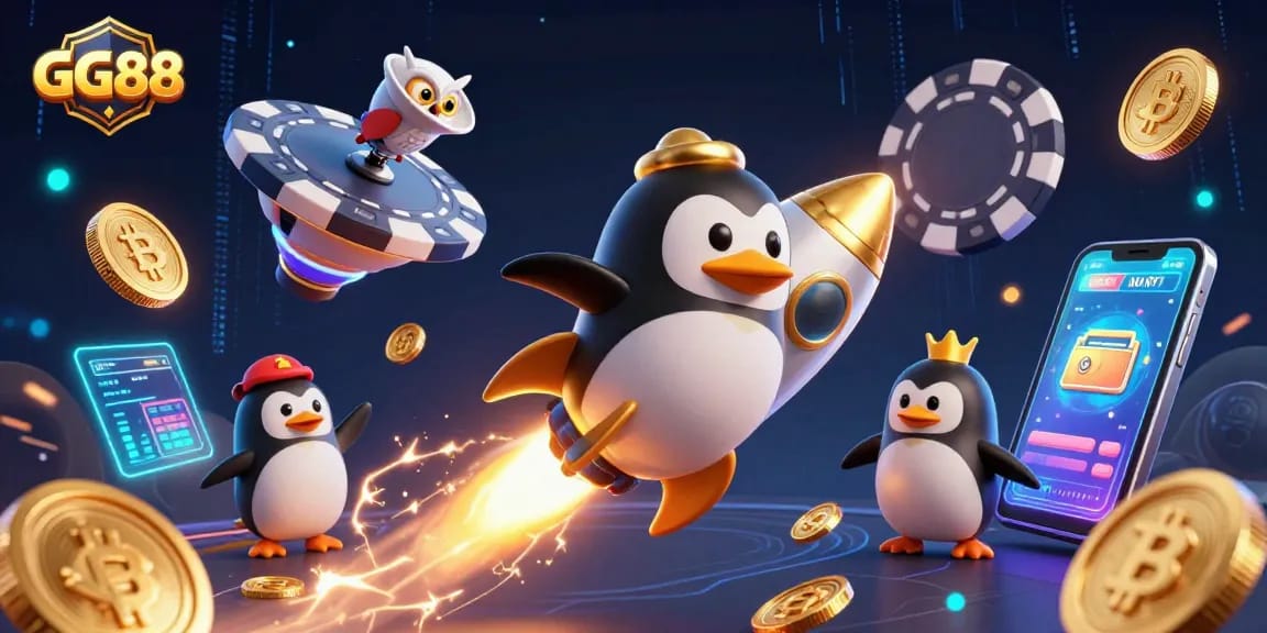 Experience the thrill of GG88's exciting gaming scene with a dynamic casino space theme.