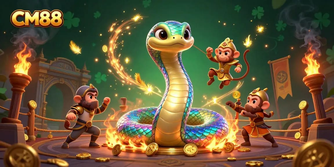 Engage in vibrant gaming excitement with CM88 in an ultra-detailed 3D casino scene.