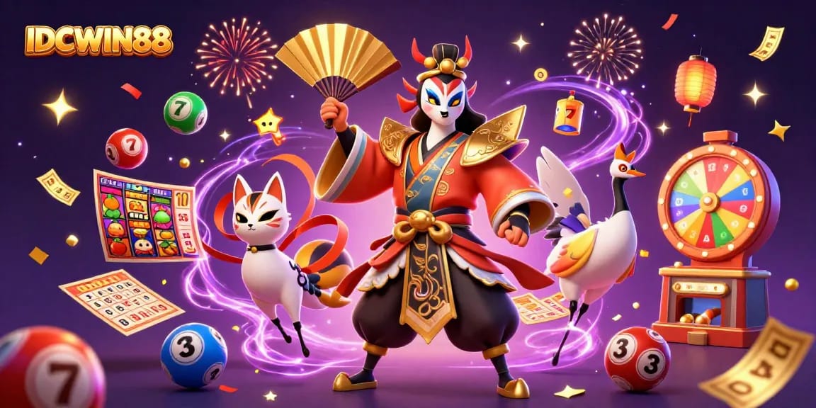 Engage with IDCWIN88's vibrant slot games featuring captivating characters and dynamic elements.