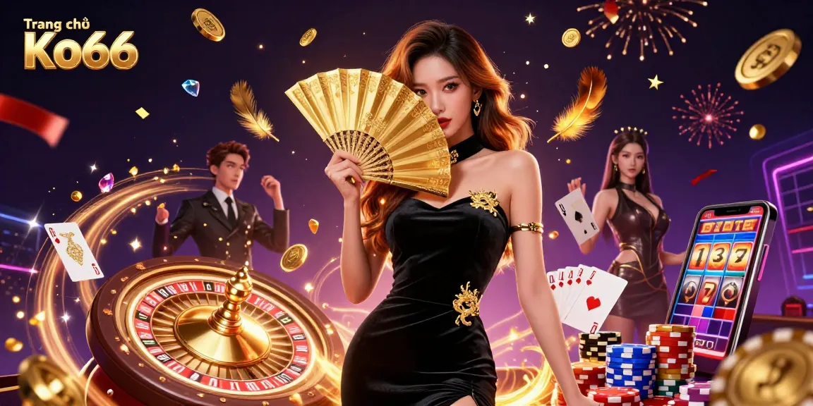 Experience thrilling games on Trang chủ Ko66 with vibrant casino elements and captivating visuals.