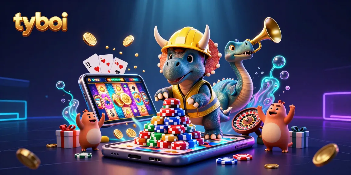 Experience exciting gameplay and jackpots with the colorful slot games at tyboi's online casino.
