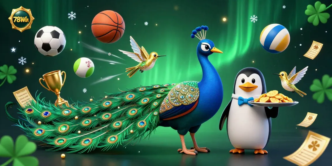 78Win offers an exciting casino experience featuring dynamic characters and sports elements, showcasing thrilling gaming action.