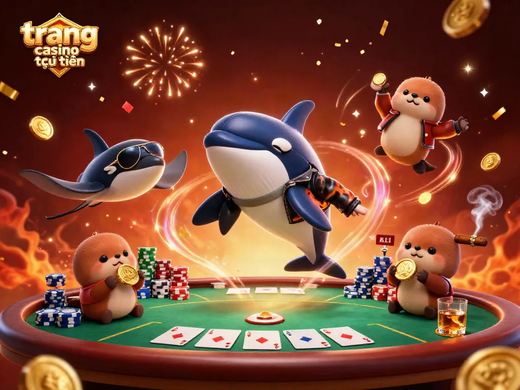 Khám phá trang casino trực tuyến với cá voi orca và các nhân vật nổi bật, chinh phục cơ hội chiến thắng.