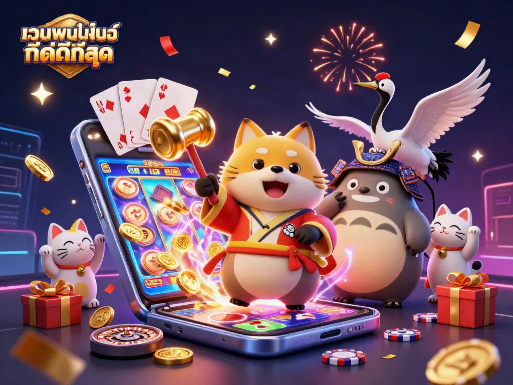 เล่นการพนันออนไลน์ที่ดีที่สุด พร้อมความสนุกจากเกมสล็อตและหวยด้วย