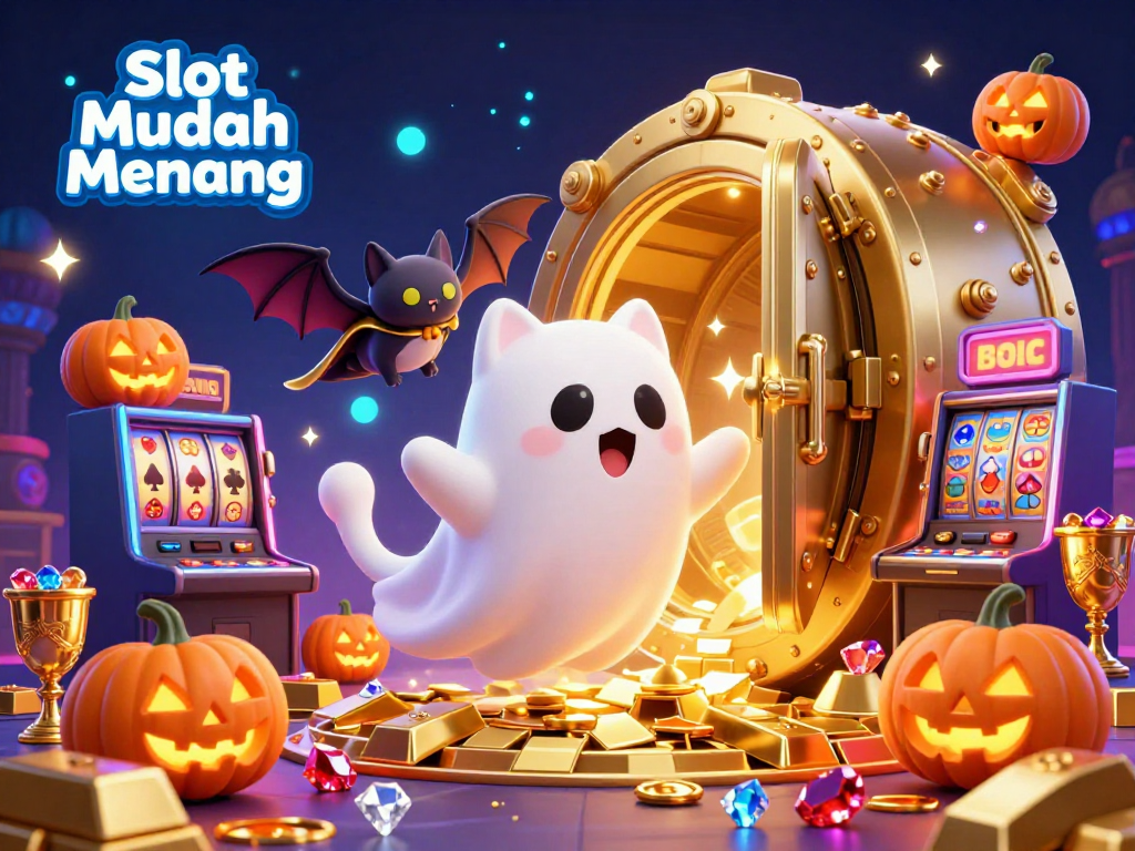 Spin and win with Slot Mudah Menang in a vibrant casino filled with jackpots and lucky symbols.
