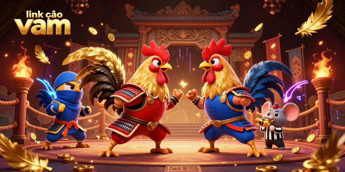 Bet on thrilling matches at VMAX with our unique link vào vmax platform showcasing dramatic rooster face-offs.