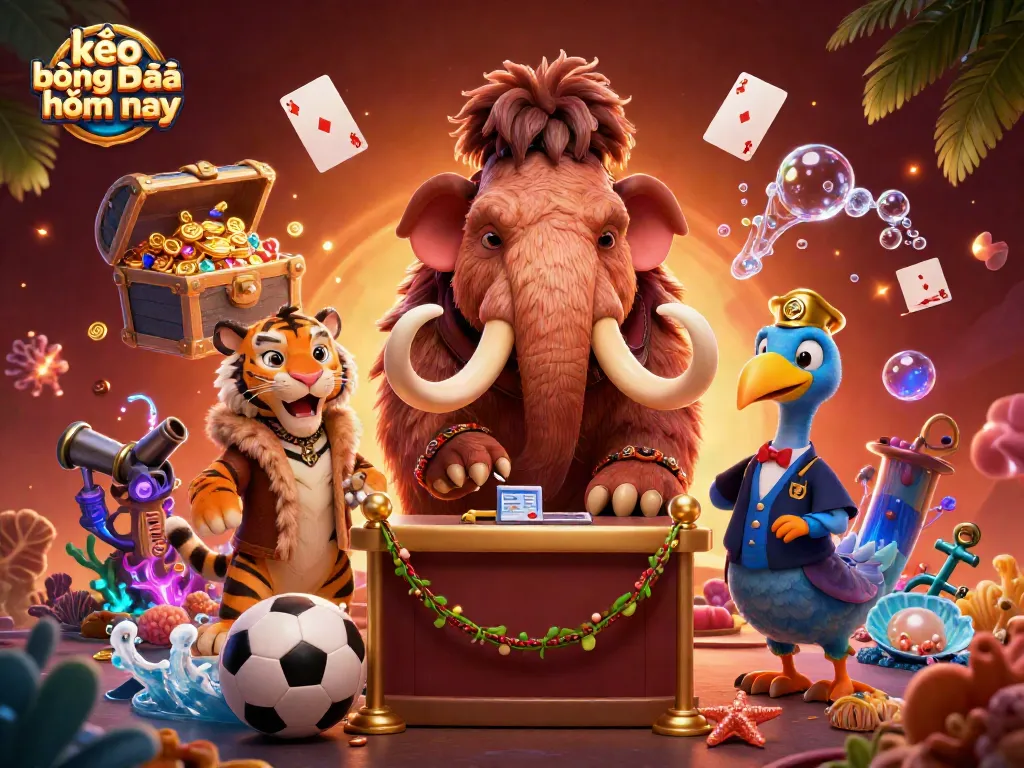 Kèo trực tuyến bóng đá hôm nay với bouncer mammoth, khách VIP saber-tooth, và doorman dodo tại sòng bạc