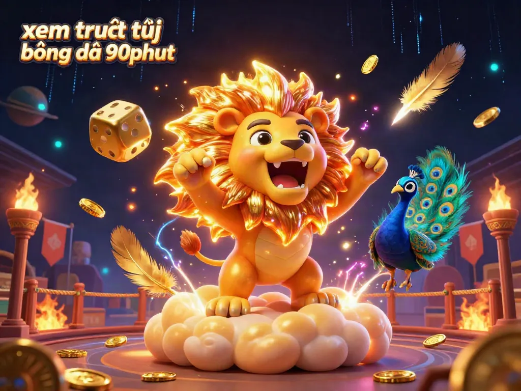 Experience xem trực tiếp bóng đá 90phut with vibrant casino-themed illustrations showcasing dynamic characters and engaging elements.