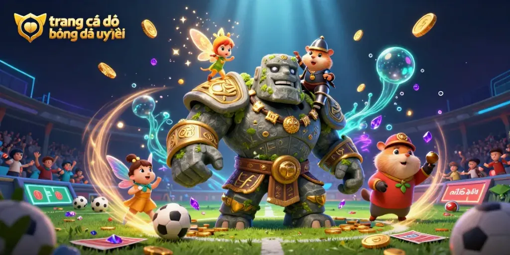 Các trang cá độ bóng đá uy tín như Bet365 và William Hill với hình ảnh không gian đầy màu sắc và động lực.