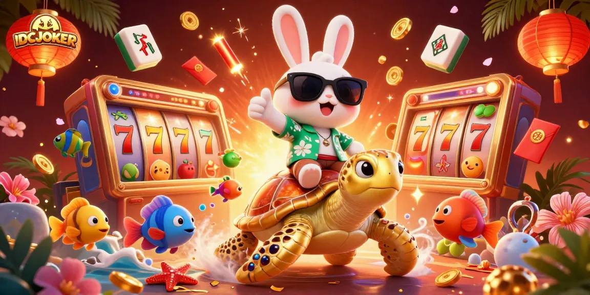 Spin the reels with IDCJOKER's vibrant slots, featuring lucky symbols and captivating characters.