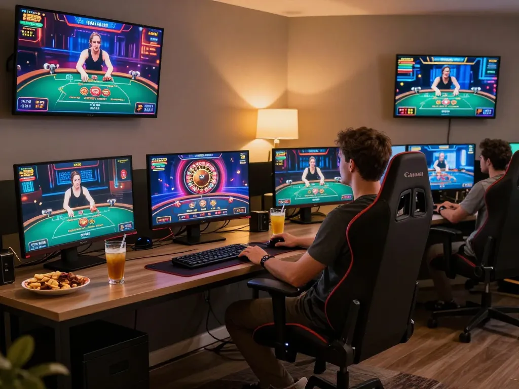 Online gaming setup displaying dynamic xx88 casino games with immersive gameplay.