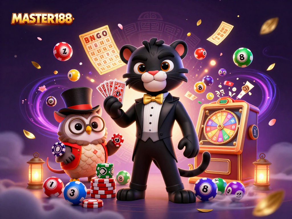 Engage with MASTER188 for premium lottery activities alongside vibrant game elements