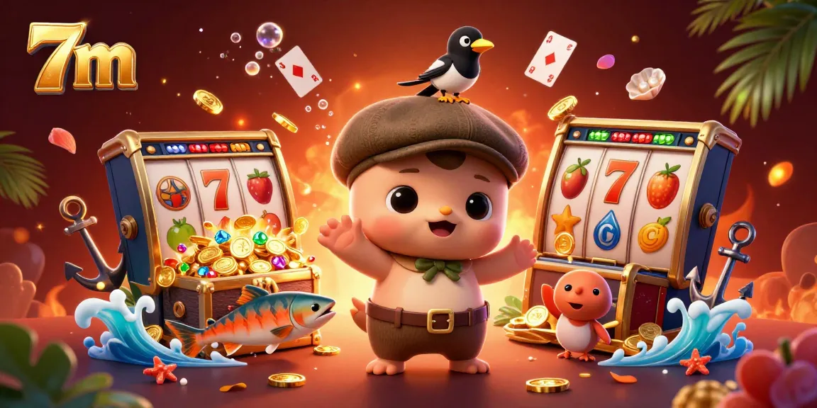 Experience thrilling gameplay with 7m slots featuring dynamic characters and vivid casino elements.