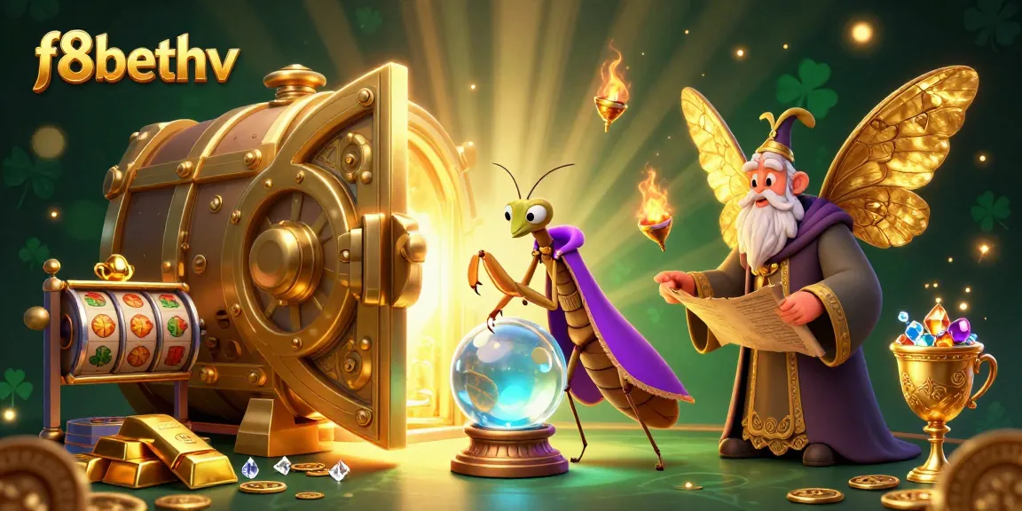 Experience thrilling gameplay with the f8bethv fortune teller and rich casino elements glowing with gold.