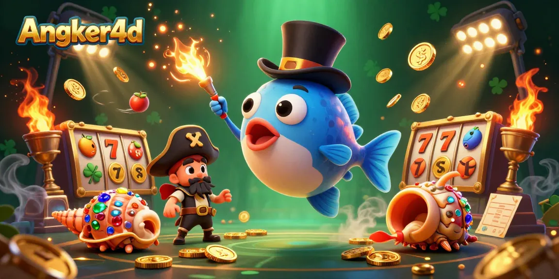 Memenangkan jackpot di Angker4d dengan slot bertema laut dan karakter unik yang menarik perhatian.