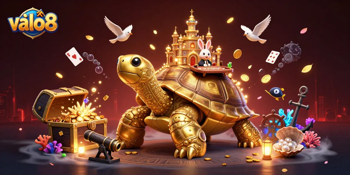 Experience exciting gaming at về alo8 with a vibrant casino scene featuring unique 3D elements.
