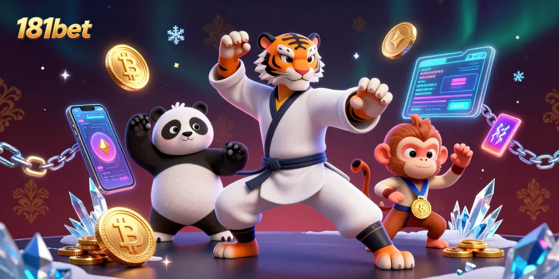 Experience thrilling gaming at 181bet with vibrant 3D casino elements and characters.
