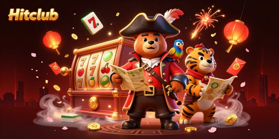 Experience thrilling gameplay at Hitclub with exciting slot reels and vibrant characters!