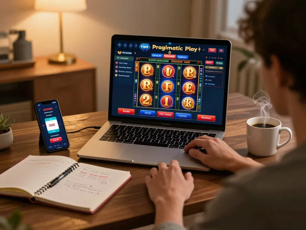 Experience exciting gameplay with UG DEWA while engaging in online slots at home.