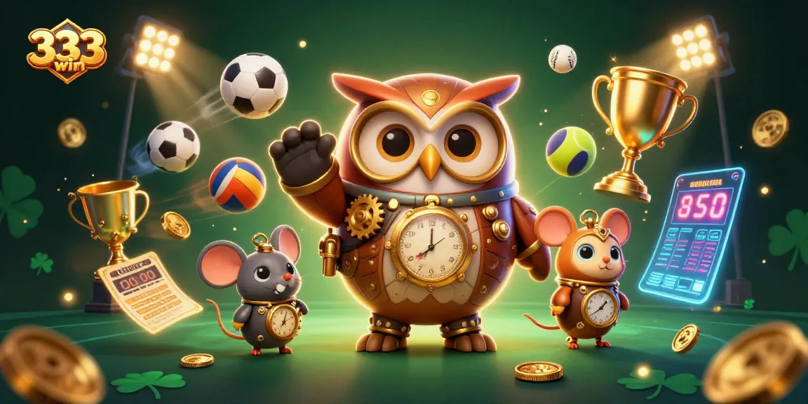 Engage in exciting gameplay at 333win with vibrant 3D elements and dynamic sports themes.