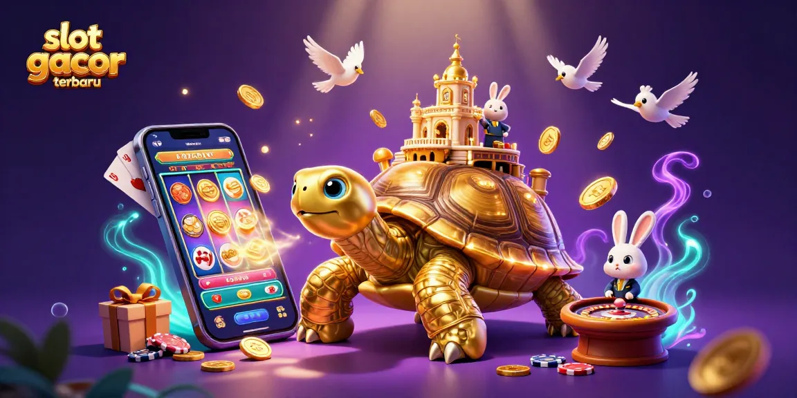 Experience the thrill of slot gacor terbaru with golden coins and vibrant game elements.