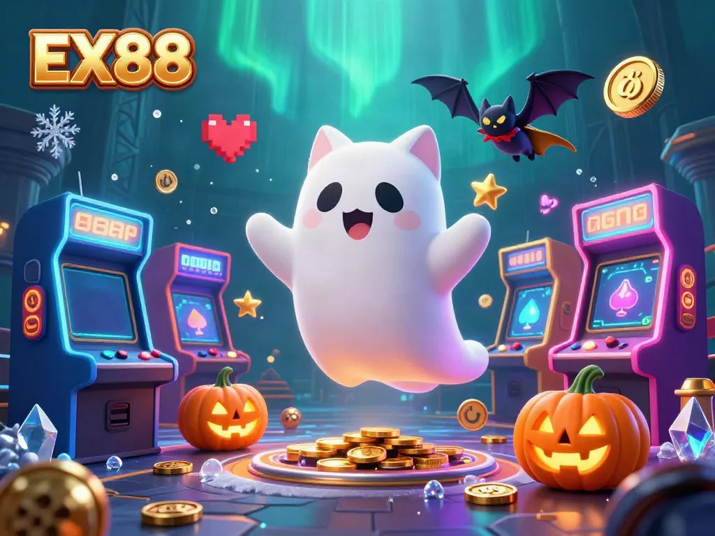 Engage in thrilling experiences at EX88, featuring lively characters and vibrant casino games.
