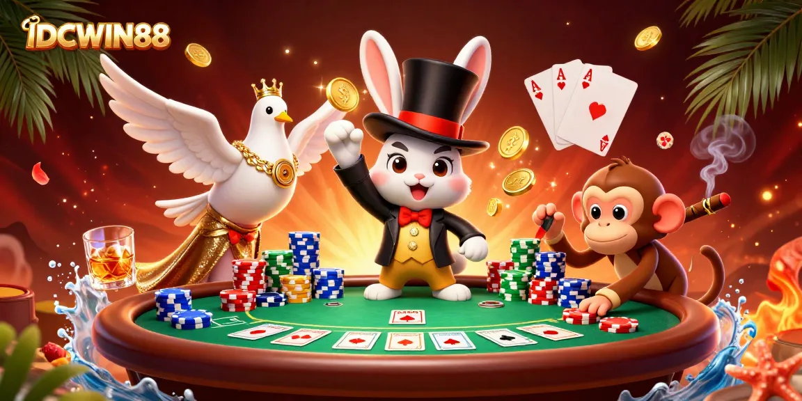 Play thrilling slots and poker with IDCWIN88's magical casino experience.