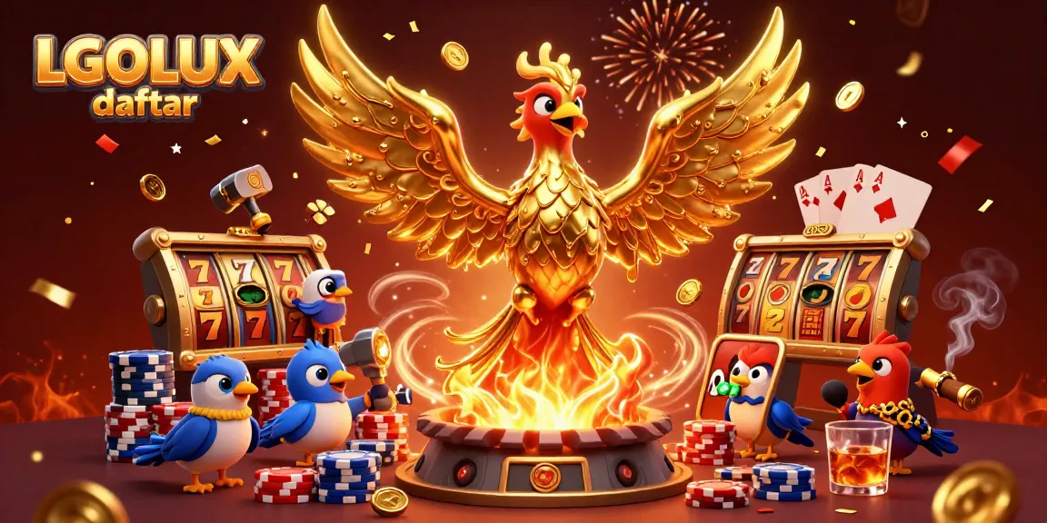 Join the excitement at LGOLUX daftar with golden phoenix and captivating game elements.