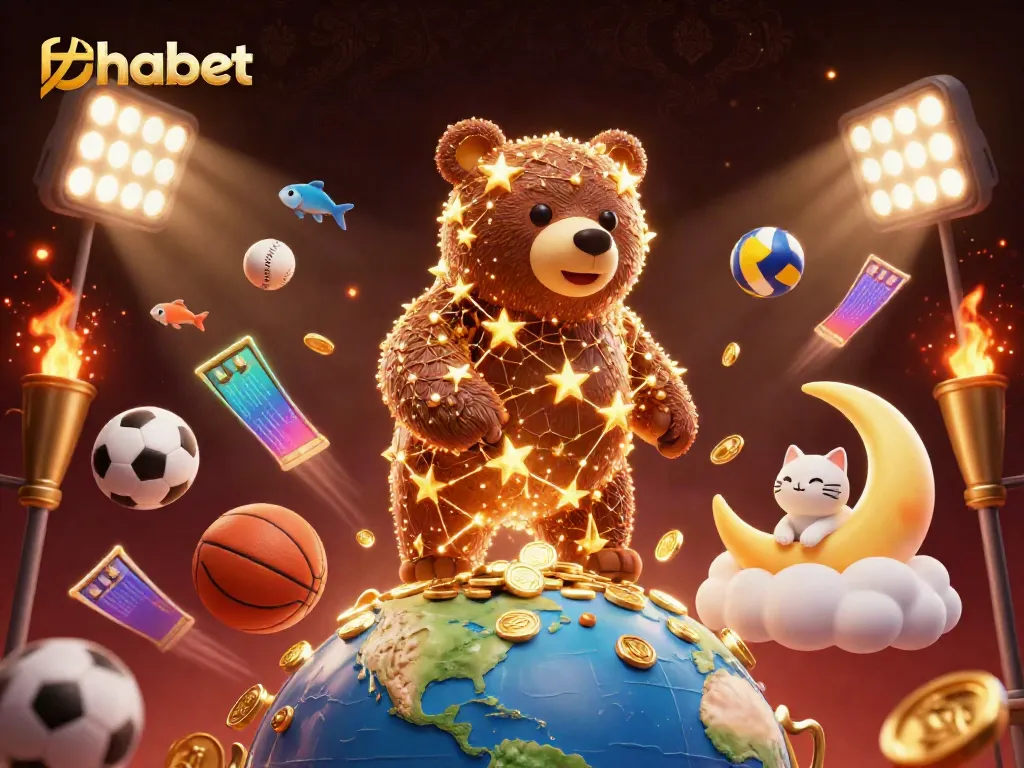 Engage in thrilling gameplay at Thabet with a constellation bear and sports action around winning coins.