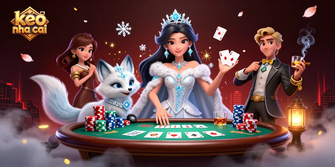 Place bets with keo nha cai while enjoying dynamic poker action and vibrant casino atmosphere.
