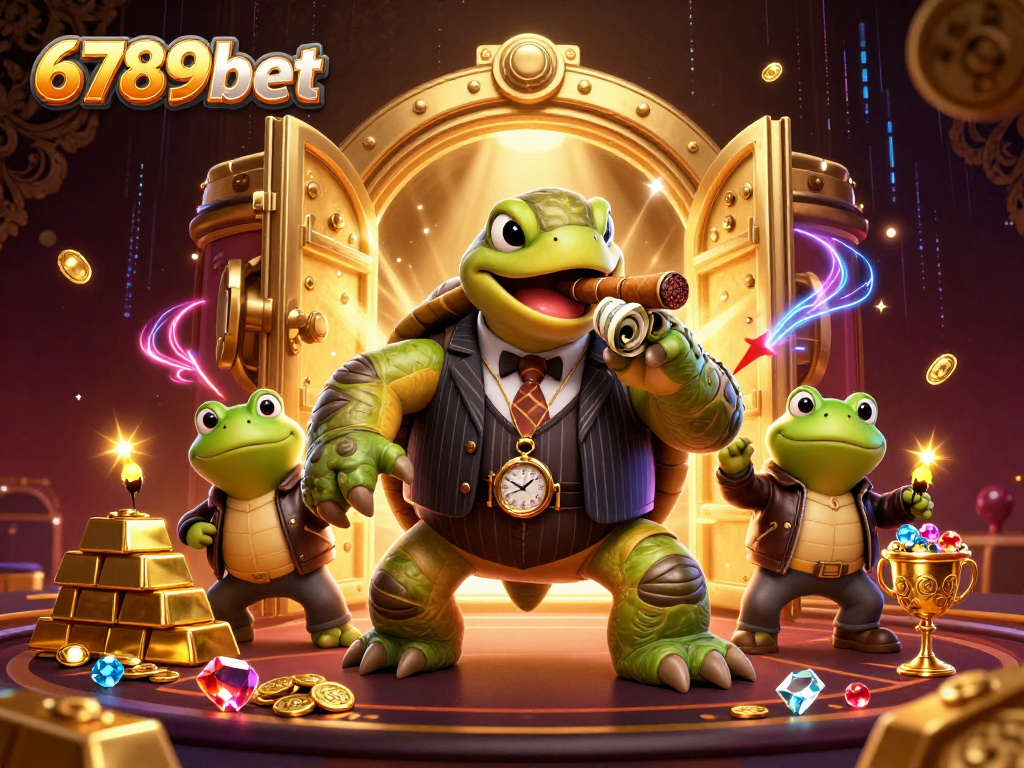 Experience the excitement of 6789bet with our lively casino adventure featuring cartoon characters in a vibrant setting.