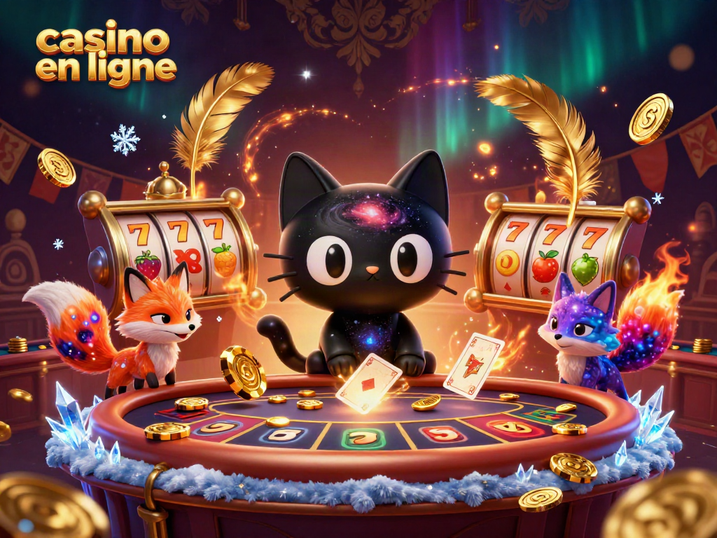 Jouez au casino en ligne avec des gains impressionnants, tableau de jeu animé.