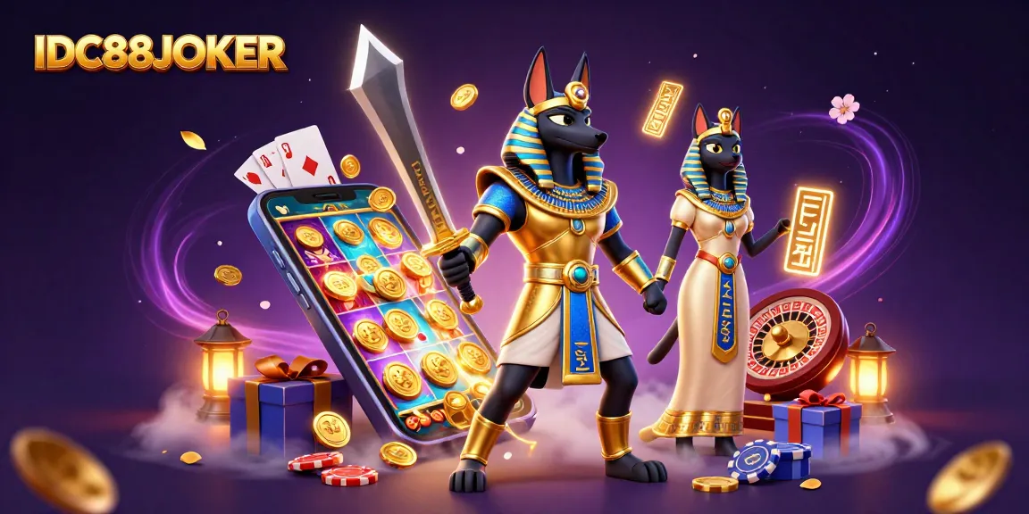 Engage with IDC88JOKER in an exciting 3D slot scene featuring characters and vibrant game elements