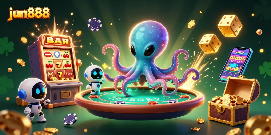 Enjoy thrilling poker action at jun888 with a colorful, vibrant 3D-themed casino experience.