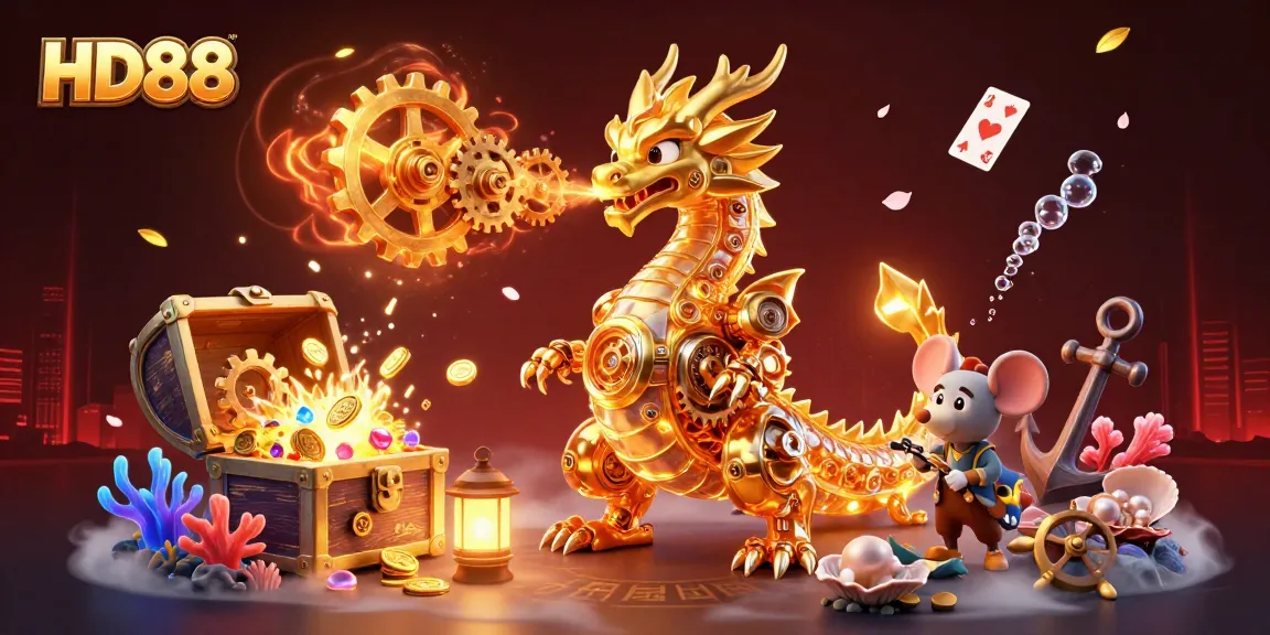 Engage with HD88's immersive 3D casino adventure featuring vibrant gaming elements and enchanting visuals.