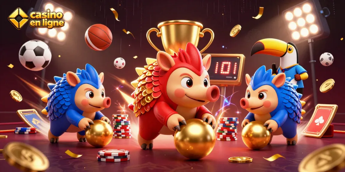 Jouer au casino en ligne avec des pangolins rivaux dans un univers coloré et dynamique