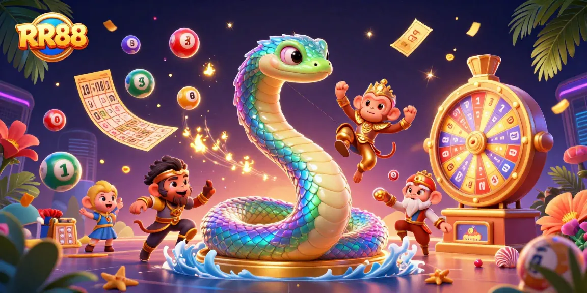 Experience thrilling gambling action with RR88's vibrant gaming scene featuring animated characters and rich visuals.