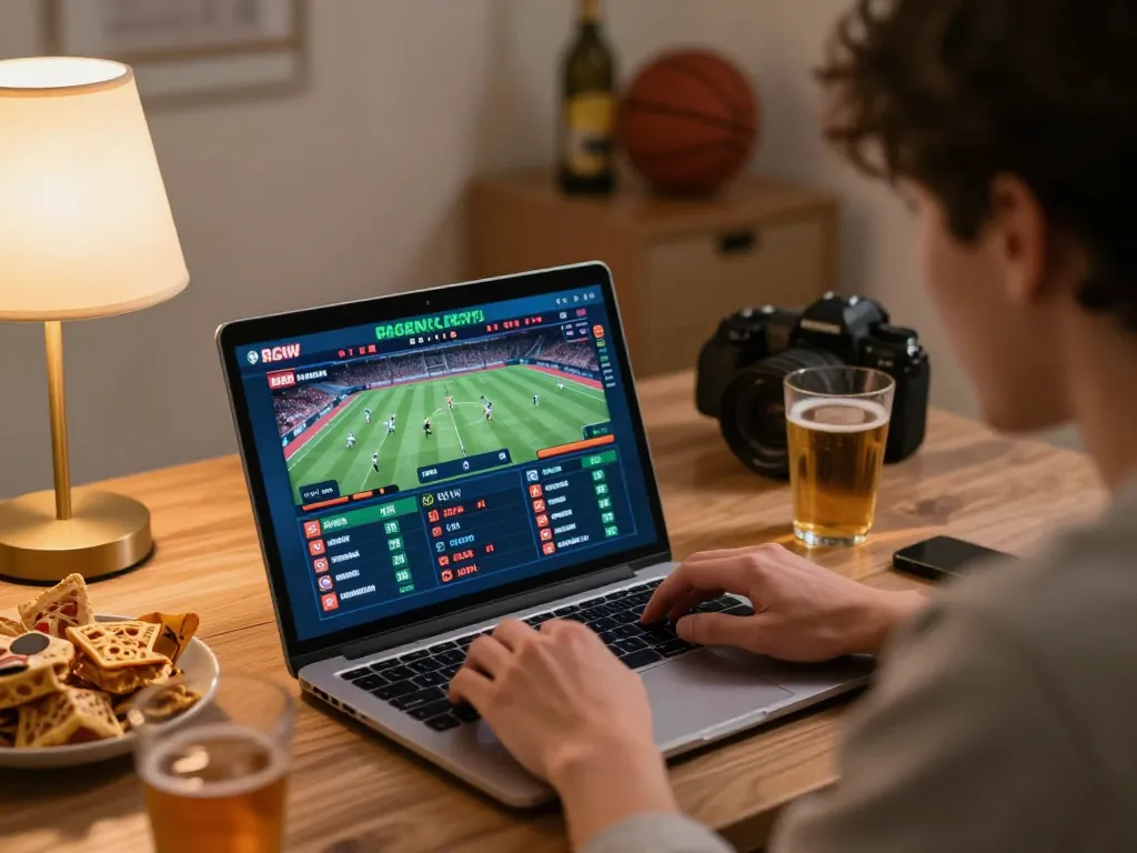 Active sports betting session on XX88 platform, showcasing a player engaged with live events and betting options.