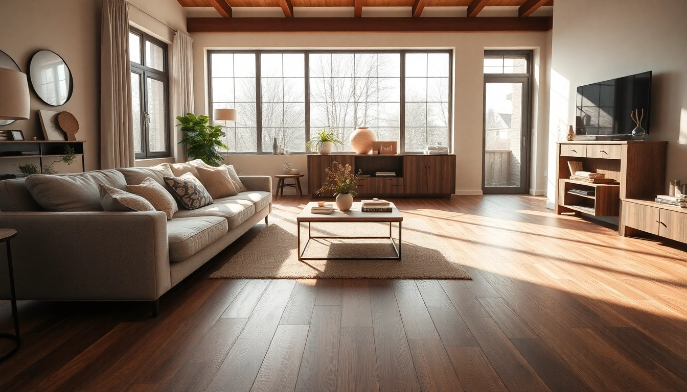 Transform your space with cheap vinyl flooring that combines style and affordability in a cozy living room.