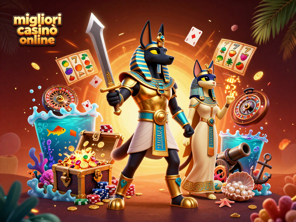 I migliori casinò online offrono l'emozione del gioco con Anubis e Bastet tra slot, roulette e tesori.