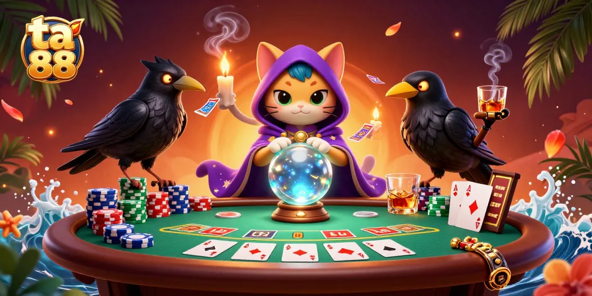 Engage in exciting gameplay at ta 88 with vibrant poker scenes and mystical characters.