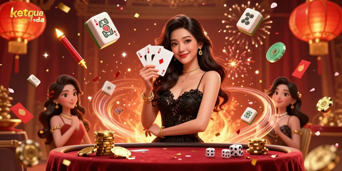 Experience the thrill of ket qua bong da with this vibrant casino scene, showcasing elegance and excitement.