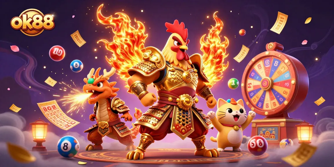 Join exciting games at ok88 with dynamic lottery action and vibrant casino elements.