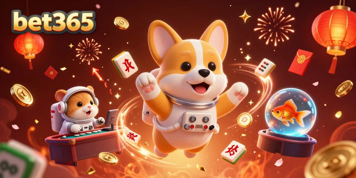 Experience immersive betting action with bet365 in a vibrant, engaging casino illustration.