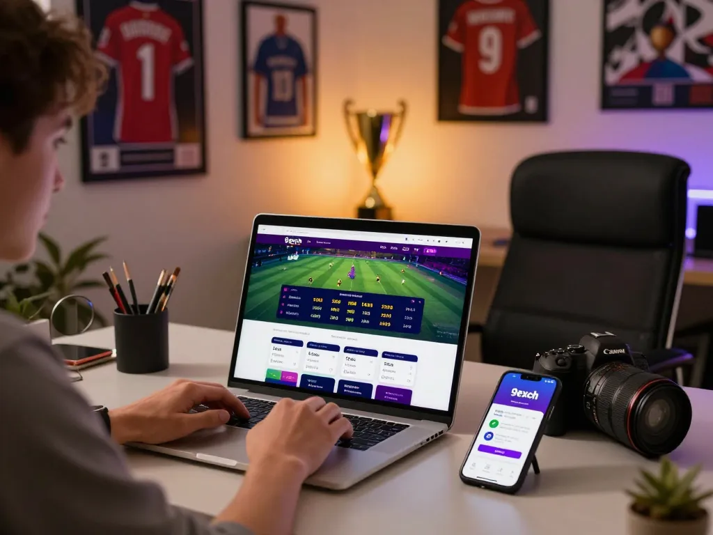 Engaging user experience on the 9exch website with betting opportunities.