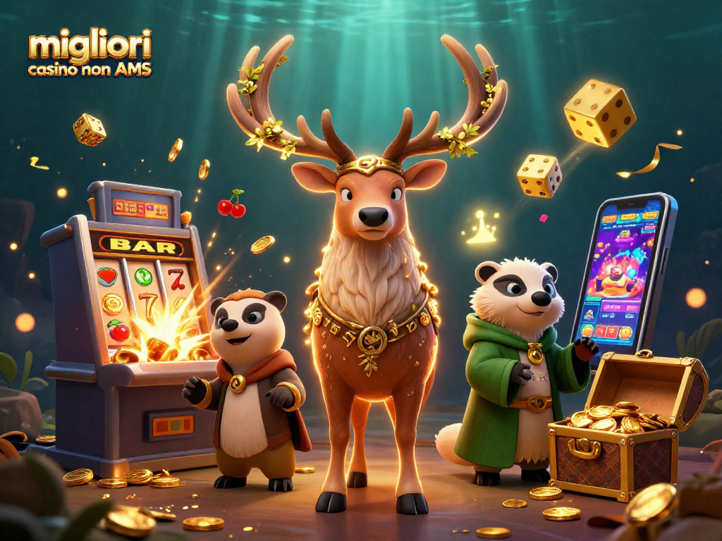 Gioca nei migliori casino non AAMS con un'incantevole illustrazione 3D di druidi e slot straordinarie.