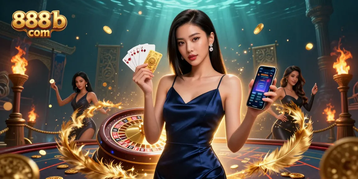Experience the thrill of winning at 888b com with stunning visuals of casino excitement.