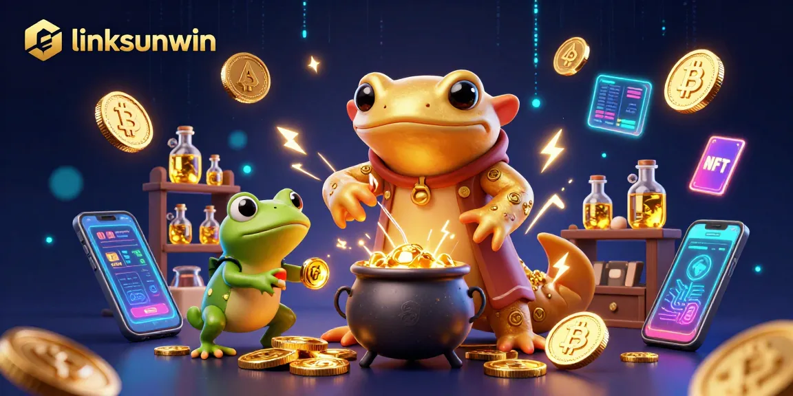 Immerse in the vibrant crypto casino world with linksunwin's dynamic alchemist scene.