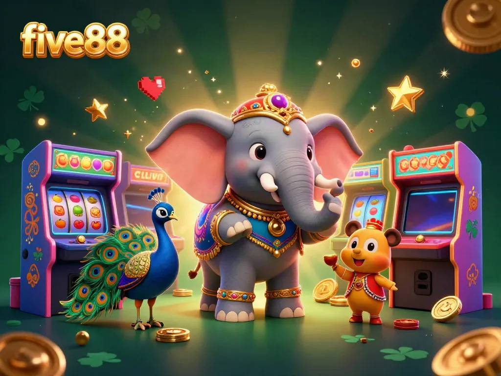 Experience thrilling gameplay at five88, where vibrant slot reels and an enchanting atmosphere merge.